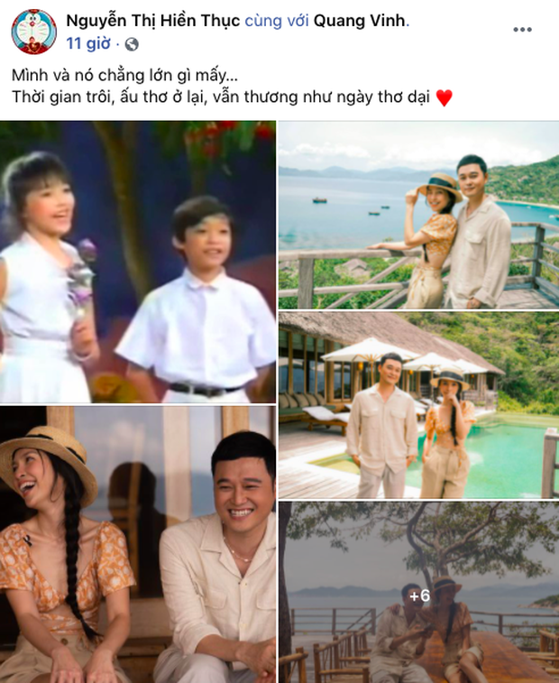 Hiền Thục khoe ảnh hiếm với Quang Vinh 20 năm trước, đôi bạn chim sơn ca U40 vừa đẹp vừa tài ngưỡng mộ ghê! - Ảnh 1.