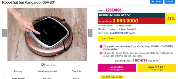 Robot hút bụi đang sale ầm ầm: Từ 3,9 triệu sắm ngay được 1 chú hàng xịn - Ảnh 1. Robot hút bụi đang sale ầm ầm: Từ 3,9 triệu sắm ngay được 1 chú hàng xịn - Ảnh 1.