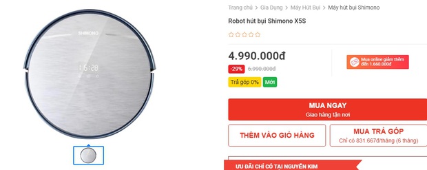 Robot hút bụi đang sale ầm ầm: Từ 3,9 triệu sắm ngay được 1 chú hàng xịn - Ảnh 3. Robot hút bụi đang sale ầm ầm: Từ 3,9 triệu sắm ngay được 1 chú hàng xịn - Ảnh 3.