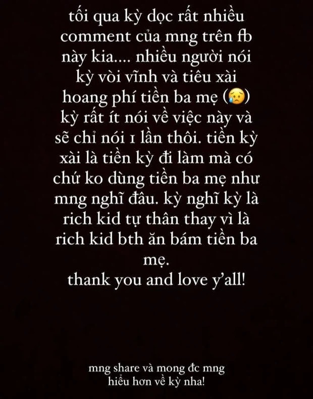 Dàn rich kid Gen Z phản pháo căng đét khi bị nói chỉ biết xài tiền của bố mẹ - Ảnh 15.