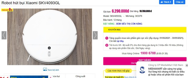 Robot hút bụi đang sale ầm ầm: Từ 3,9 triệu sắm ngay được 1 chú hàng xịn - Ảnh 11. Robot hút bụi đang sale ầm ầm: Từ 3,9 triệu sắm ngay được 1 chú hàng xịn - Ảnh 11.