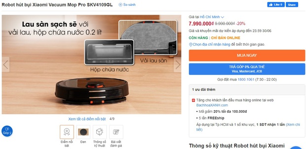 Robot hút bụi đang sale ầm ầm: Từ 3,9 triệu sắm ngay được 1 chú hàng xịn - Ảnh 13. Robot hút bụi đang sale ầm ầm: Từ 3,9 triệu sắm ngay được 1 chú hàng xịn - Ảnh 13.