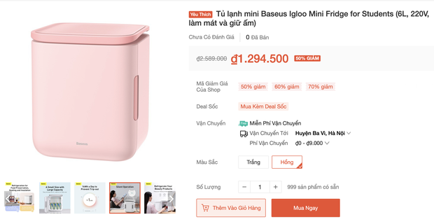 Tủ lạnh mini đang sale tụt nóc chỉ còn 390k, chị em tranh thủ vợt để bảo quản mỹ phẩm cho yên tâm - Ảnh 9.