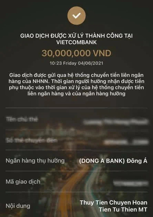 Vị khán giả chuyển nhầm 30 triệu cho Thuỷ Tiên bị khủng bố tin nhắn, dọa giết sau khi phanh khui sự việc? - Ảnh 4. Vị khán giả chuyển nhầm 30 triệu cho Thuỷ Tiên bị khủng bố tin nhắn, dọa giết sau khi phanh khui sự việc? - Ảnh 4.