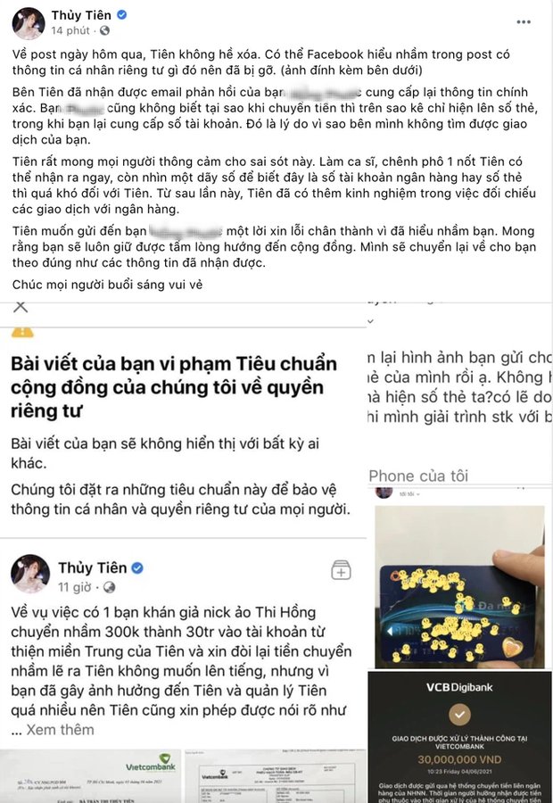 Netizen bất ngờ bênh vực Thuỷ Tiên sau khi nữ ca sĩ trả lại 30 triệu, đổi hướng chỉ trích vị khán giả gửi nhầm? - Ảnh 2.