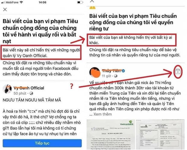 Thuỷ Tiên công khai bằng chứng bị Facebook gỡ bài viết, ngay lập tức bị cộng đồng bóc phốt chỉ là hình ảnh Photoshop? - Ảnh 6.