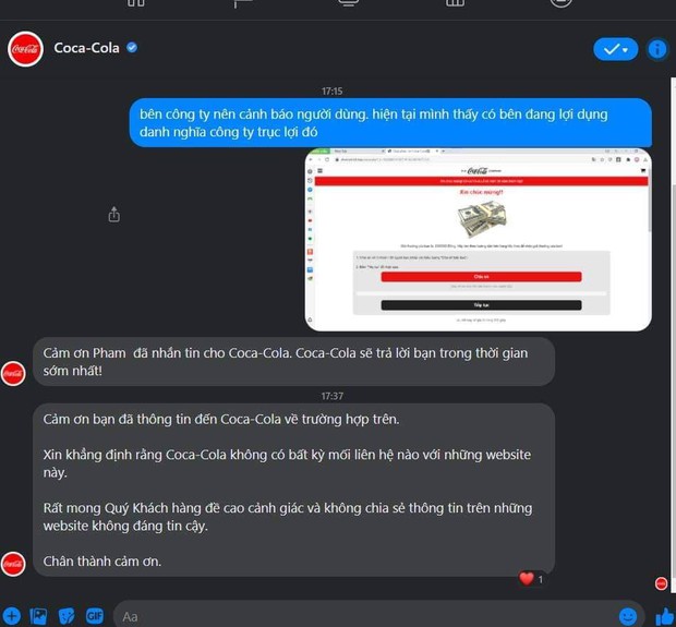 Cảnh báo: Xuất hiện đường link giả mạo Quỹ phúc lợi Coca-Cola trên Facebook, nhiều người dùng sập bẫy, tài khoản bị bốc hơi - Ảnh 4.