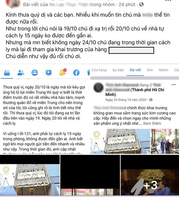 Netizen bóc NS Hoài Linh nói dối: Khẳng định ở nhà cách ly sau xạ trị, nhưng lại có ảnh phân thân đi sự kiện - Ảnh 2. Netizen bóc NS Hoài Linh nói dối: Khẳng định ở nhà cách ly sau xạ trị, nhưng lại có ảnh phân thân đi sự kiện - Ảnh 2.