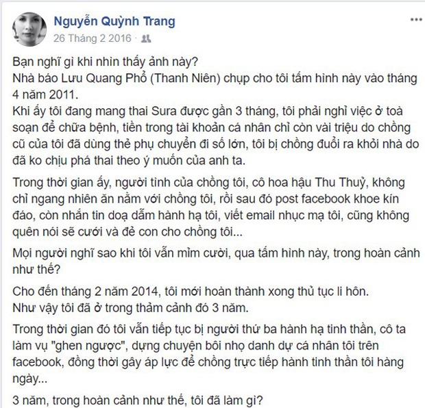 Xót xa tình cảnh gia đình Hoa hậu Thu Thuỷ: 2 cuộc hôn nhân tan vỡ, vượt qua điều tiếng, an nhiên làm mẹ đơn thân ở tuổi 45 - Ảnh 4.