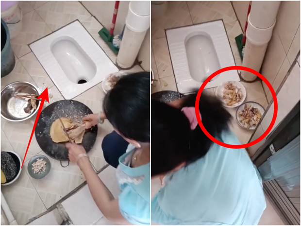 Clip: Khoe tài chặt gà nhưng cô gái khiến ai nấy đều run sợ vì 1 chi tiết, người Việt thấy là kiêng kị vì quá mất vệ sinh - Ảnh 2. Clip: Khoe tài chặt gà nhưng cô gái khiến ai nấy đều run sợ vì 1 chi tiết, người Việt thấy là kiêng kị vì quá mất vệ sinh - Ảnh 2.