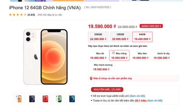 So sánh nhanh giá iPhone, Macbook, AirPods trên các sàn TMĐT và cửa hàng bán lẻ ngày siêu sale, kết quả sẽ khiến bạn bất ngờ! - Ảnh 4.