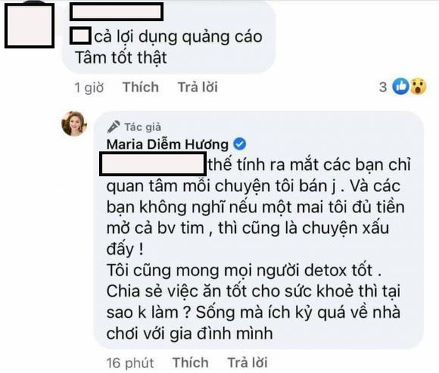 Bị chỉ trích vì lợi dụng sự qua đời của Hoa hậu Thu Thuỷ để quảng cáo, Diễm Hương bức xúc đáp trả 1 chọi 1 cực gay gắt - Ảnh 3. Bị chỉ trích vì lợi dụng sự qua đời của Hoa hậu Thu Thuỷ để quảng cáo, Diễm Hương bức xúc đáp trả 1 chọi 1 cực gay gắt - Ảnh 3.