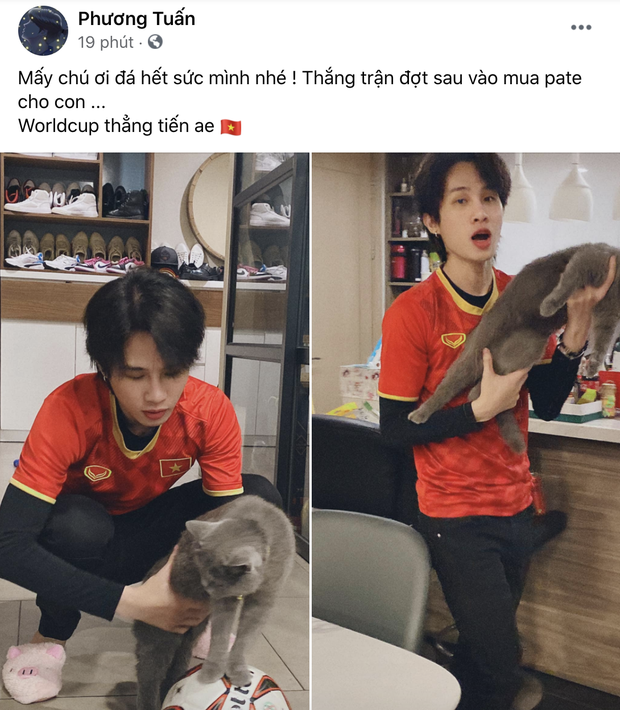 Sao Việt nhuộm đỏ Facebook trước giờ G đội tuyển Việt Nam gặp Indonesia: Jack và dàn mỹ nhân cực cuồng nhiệt, BB Trần hứa làm 1 việc lầy lội - Ảnh 5.