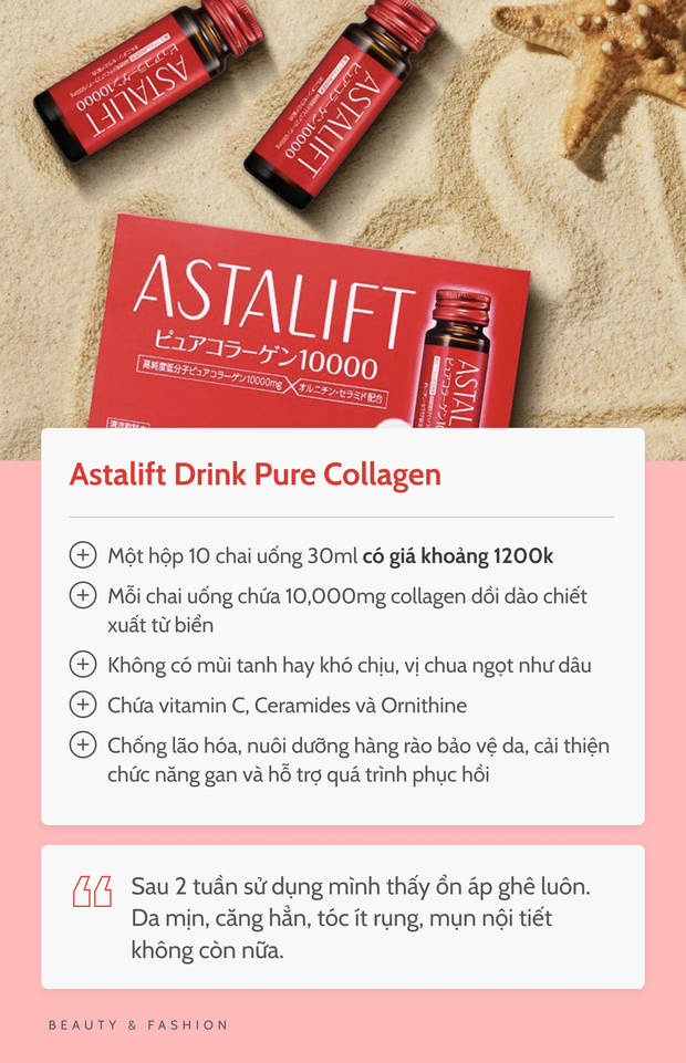 Chăm uống collagen nên da căng bóng mướt mát, cô nàng đưa luôn review chi tiết 5 loại hay sử dụng để chị em cùng tham khảo - Ảnh 2.