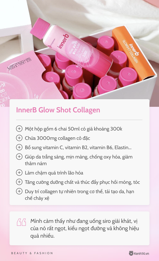 Chăm uống collagen nên da căng bóng mướt mát, cô nàng đưa luôn review chi tiết 5 loại hay sử dụng để chị em cùng tham khảo - Ảnh 6.