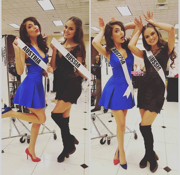 Rầm rộ hình ảnh Hoa hậu Nga và Áo cùng thi Miss Universe, mãi sau hẹn hò và còn hôn nhau, thực hư ra sao? - Ảnh 4.