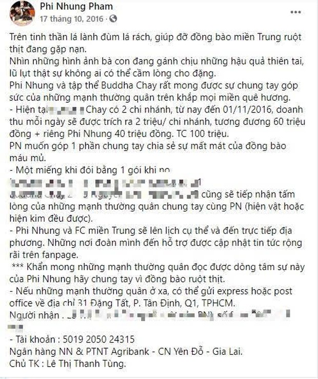 Phi Nhung bị netizen soi lại điểm bất thường trong 2 đợt kêu gọi từ thiện miền Trung, “ngâm” sao kê 1,8 tỷ suốt 5 năm chưa công khai? - Ảnh 2.