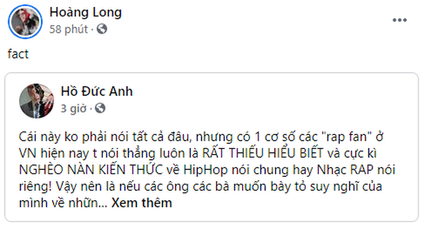 Biến gì đây: Thí sinh Rap Việt MCK, Gonzo,... đồng loạt chia sẻ 1 bài viết chỉ trích rap fan hiện nay thiếu hiểu biết, nghèo nàn kiến thức? - Ảnh 2.
