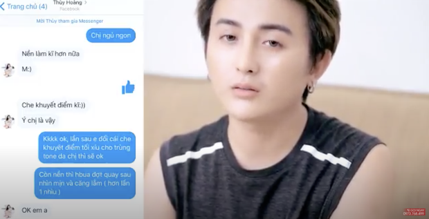Netizen đào lại clip chuyên viên trang điểm tố Hoàng Thuỳ làm việc thiếu chuyên nghiệp, khiến anh bức xúc đến nỗi đập phá đồ đạc - Ảnh 3. Netizen đào lại clip chuyên viên trang điểm tố Hoàng Thuỳ làm việc thiếu chuyên nghiệp, khiến anh bức xúc đến nỗi đập phá đồ đạc - Ảnh 3.