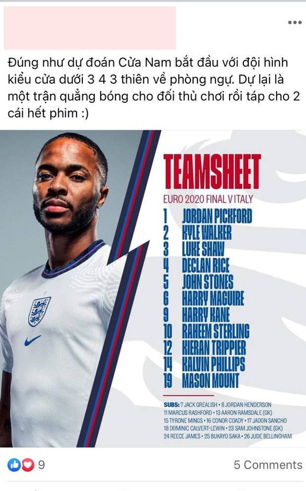Tình hình dân mạng Việt lúc này: Gái đẹp ủng hộ tuyển Anh, team Vạn Sự Như Ý cũng không kém cạnh ở Chung kết Euro 2020 - Ảnh 6.