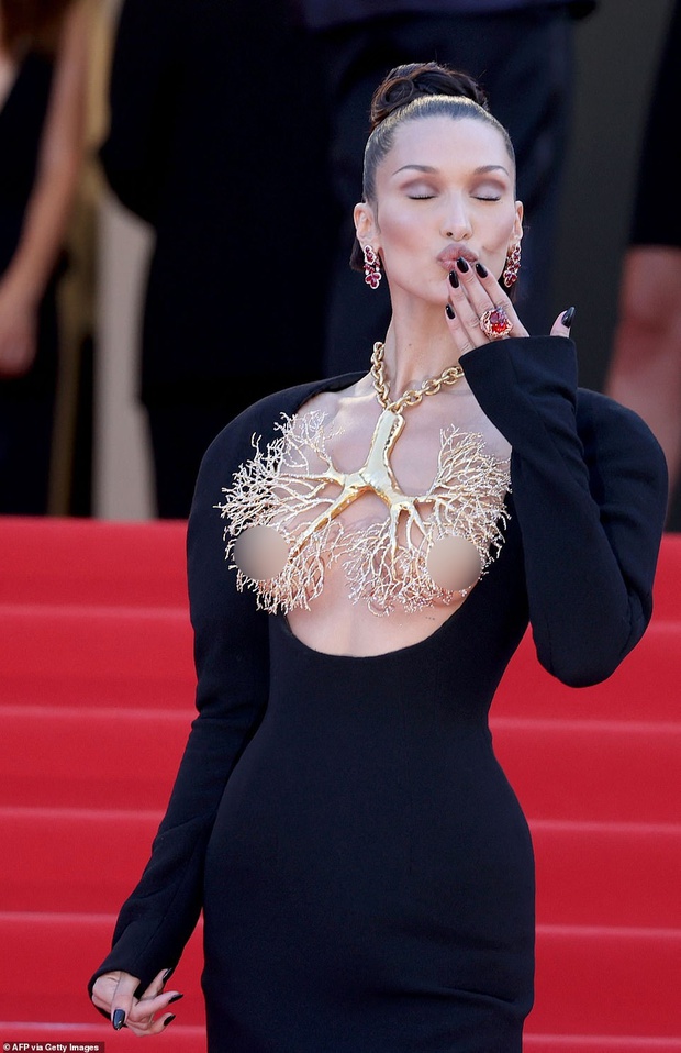 Thảm đỏ LHP Cannes ngày 6: Bella Hadid hở bạo che ngực bằng cành cây, thiên thần Victorias Secret thả rông nhưng sao mờ nhạt quá - Ảnh 6. Thảm đỏ LHP Cannes ngày 6: Bella Hadid hở bạo che ngực bằng cành cây, thiên thần Victorias Secret thả rông nhưng sao mờ nhạt quá - Ảnh 6.