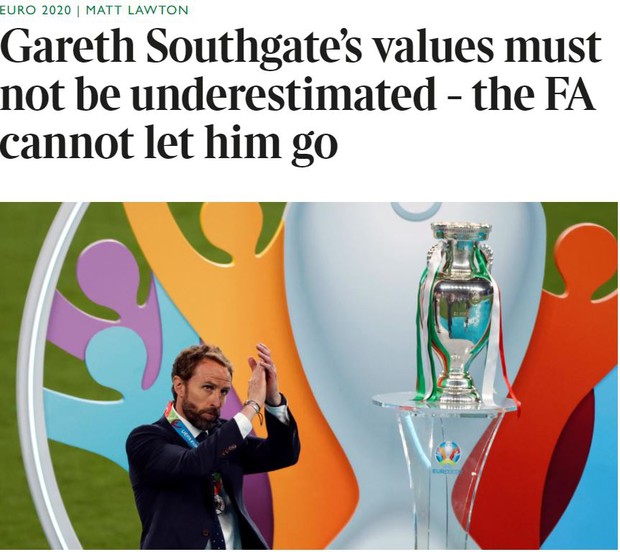 Lòng vị tha kỳ lạ của nước Anh với gã ngốc Gareth Southgate: Kẻ tội đồ được tẩy trắng - Ảnh 7. Lòng vị tha kỳ lạ của nước Anh với gã ngốc Gareth Southgate: Kẻ tội đồ được tẩy trắng - Ảnh 7.