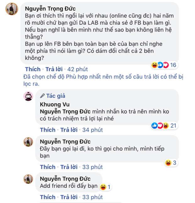 Wowy, đạo diễn Kawaii tràn vào bài đăng bóc phốt, thành viên Da LAB tung tin nhắn tố lại nhưng bị phản dame nguỵ tạo chứng cứ - Ảnh 4. Wowy, đạo diễn Kawaii tràn vào bài đăng bóc phốt, thành viên Da LAB tung tin nhắn tố lại nhưng bị phản dame nguỵ tạo chứng cứ - Ảnh 4.