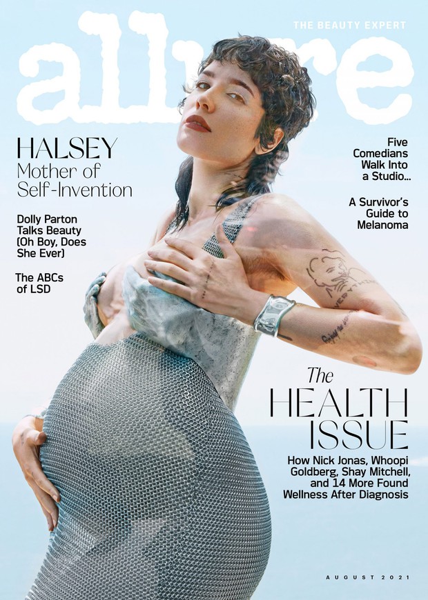 Choáng váng ảnh tạp chí khoe bụng bầu của Halsey: Hết nude 100% đến lên đồ độc lạ, lộ cả lông vùng cánh nhưng mãn nhãn quá đi - Ảnh 2. Choáng váng ảnh tạp chí khoe bụng bầu của Halsey: Hết nude 100% đến lên đồ độc lạ, lộ cả lông vùng cánh nhưng mãn nhãn quá đi - Ảnh 2.