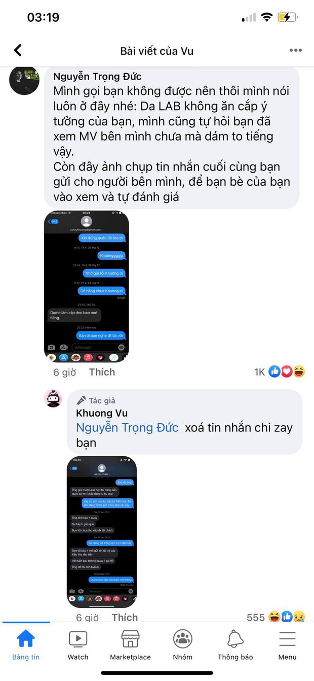 Netizen soi ra bằng chứng thành viên Da LAB xoá tin nhắn, lời giải thích thay điện thoại liệu có hợp lý? - Ảnh 4.