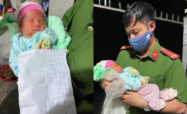 Hà Nội: Phát hiện bé trai sơ sinh bị bỏ rơi trong đêm kèm mảnh giấy để lại - Ảnh 1. Hà Nội: Phát hiện bé trai sơ sinh bị bỏ rơi trong đêm kèm mảnh giấy để lại - Ảnh 1.