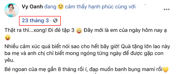 Phía Vy Oanh chính thức lên tiếng về thời gian sinh con dài 12 tháng kỷ lục - Ảnh 3.