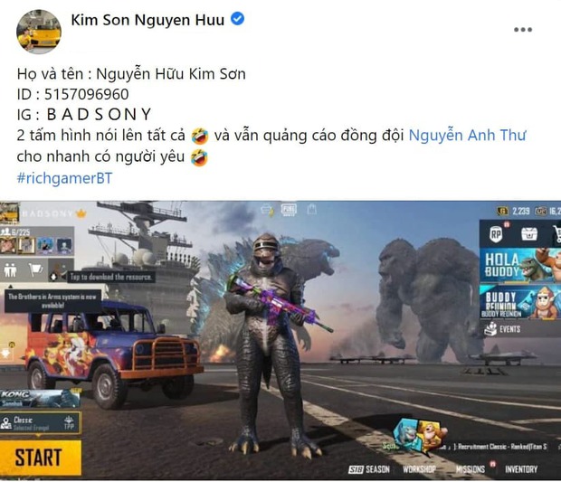 Khoe tài chơi PUBG Mobile, thần đồng bơi lội Việt Nam khiến cộng đồng mạng ngỡ ngàng ngơ ngác với tài khoản siêu xịn xò - Ảnh 1.