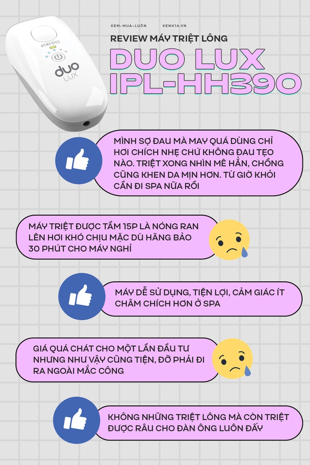 Bỏ gần 5 triệu mua máy triệt lông cầm tay: Tưởng đắt nhưng tính ra hời hơn hẳn so với việc đi spa - Ảnh 8.