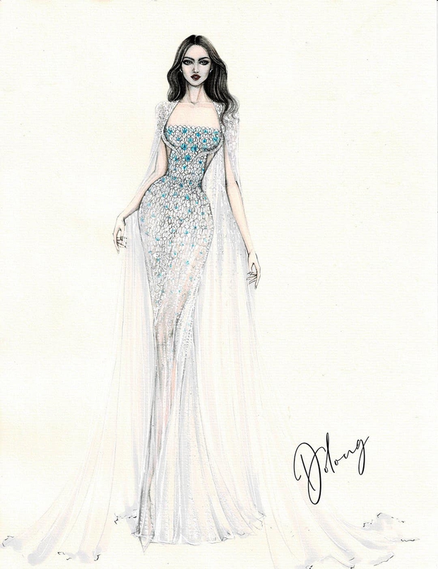Công bố 5 bản vẽ váy dạ hội cho Hoa hậu Đỗ Thị Hà diện trong Chung kết Miss World, dự sẽ bùng nổ đấu trường quốc tế đây! - Ảnh 6. Công bố 5 bản vẽ váy dạ hội cho Hoa hậu Đỗ Thị Hà diện trong Chung kết Miss World, dự sẽ bùng nổ đấu trường quốc tế đây! - Ảnh 6.