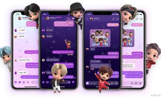 Messenger vừa có thêm theme BTS mới cực xịn xò, ARMY đã thử chưa? - Ảnh 5.