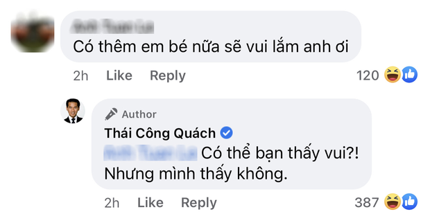 Netizen gợi ý có thêm em bé với bạn trai 6 múi sẽ vui lắm, Thái Công nói gì? - Ảnh 3.