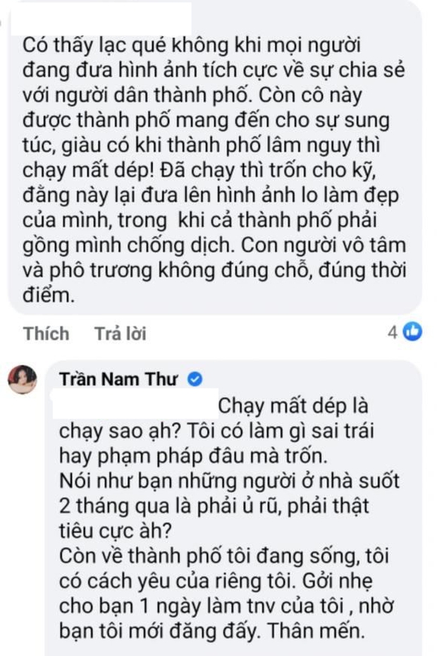 Nam Thư bị netizen soi mũi lệch, chỉ trích vô tâm và phô trương giữa mùa dịch nhưng có ngay màn đáp trả đi vào lòng người - Ảnh 8.