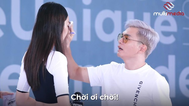 Những lần nhói đau của các cô gái khi bị GK Nam Trung bôi chân mày và tháo mi giả, make-up quan trọng đến vậy sao? - Ảnh 3. Những lần nhói đau của các cô gái khi bị GK Nam Trung bôi chân mày và tháo mi giả, make-up quan trọng đến vậy sao? - Ảnh 3.