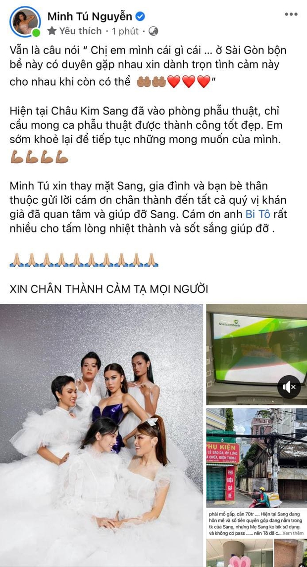 Minh Tú nhanh chóng đi rút 70 triệu đồng, ứng tiền phẫu thuật cho học trò bị viêm màng não - Ảnh 3.