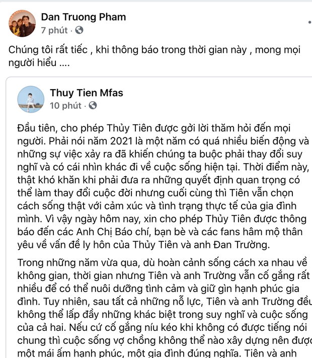 Động thái đầu tiên của Đan Trường chỉ sau 3 phút vợ đại gia tuyên bố ly hôn - Ảnh 2. Động thái đầu tiên của Đan Trường chỉ sau 3 phút vợ đại gia tuyên bố ly hôn - Ảnh 2.