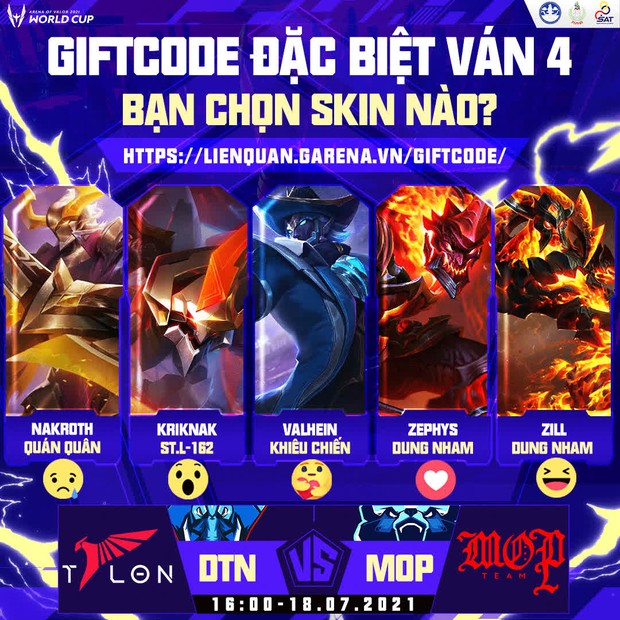 Liên Quân Mobile: Chung kết AWC 2021 sẽ có giftcode cực xịn, game thủ chắc chắn nhận FREE tướng và skin hấp dẫn - Ảnh 1.