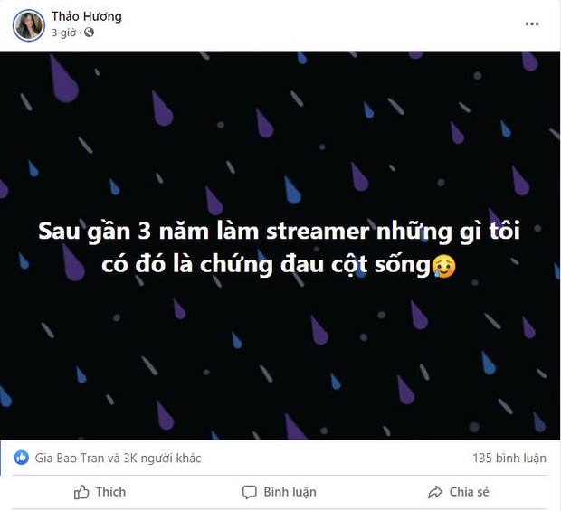 Thảo Nari bất ngờ tiết lộ mắc bệnh người già sau 3 năm theo nghề streamer - Ảnh 2.