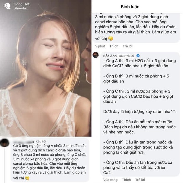 Nữ ca sĩ Việt ra oai giải bài tập Hóa cho fan, ai ngờ bị bóc phốt đi copy Google nhờ 1 chi tiết nhỏ - Ảnh 1.