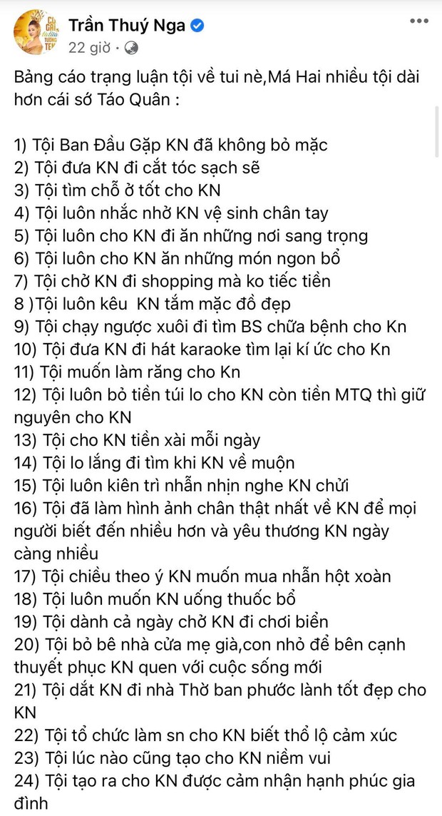 Bị cảnh sát Mỹ mời lên làm việc, Thuý Nga tự liệt kê phạm 30 “tội” khi cưu mang ca sĩ Kim Ngân nhưng sự thật gây xúc động mạnh! - Ảnh 2. Bị cảnh sát Mỹ mời lên làm việc, Thuý Nga tự liệt kê phạm 30 “tội” khi cưu mang ca sĩ Kim Ngân nhưng sự thật gây xúc động mạnh! - Ảnh 2.