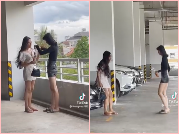 Sự thật đằng sau clip thanh niên bóc phốt 2 hot girl tài chính sống ảo ở bãi xe, chụp vội vài tấm rồi lôi bánh mì ra ăn - Ảnh 1. Sự thật đằng sau clip thanh niên bóc phốt 2 hot girl tài chính sống ảo ở bãi xe, chụp vội vài tấm rồi lôi bánh mì ra ăn - Ảnh 1.