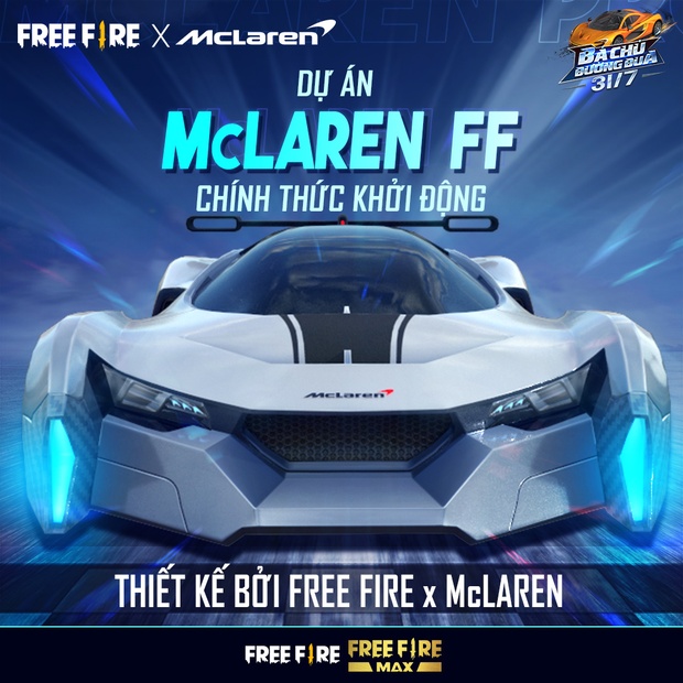 Siêu xe McLaren chính thức có mặt trong Free Fire, game thủ nhận ngay nhiều quà tặng cực xịn xò - Ảnh 1.