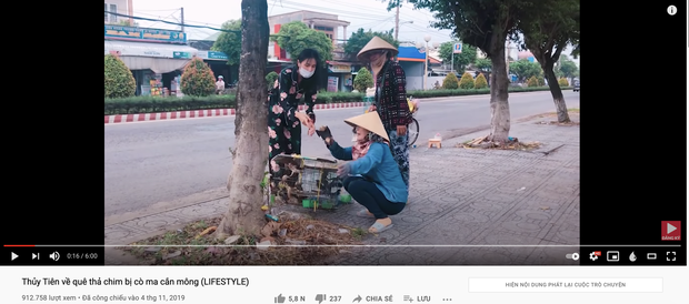 Lùm xùm khắc tên lên mai rùa chưa lắng, Thuỷ Tiên bị netizen khui lại clip treo ngược đàn cò lửa trên ô tô khi mua để phóng sinh - Ảnh 2.