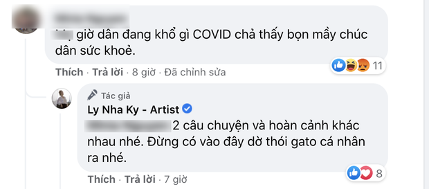Bị chỉ trích khoe của, không quan tâm sức khoẻ người dân giữa dịch, Lý Nhã Kỳ gay gắt đáp trả 1:1 cả loạt - Ảnh 4. Bị chỉ trích khoe của, không quan tâm sức khoẻ người dân giữa dịch, Lý Nhã Kỳ gay gắt đáp trả 1:1 cả loạt - Ảnh 4.