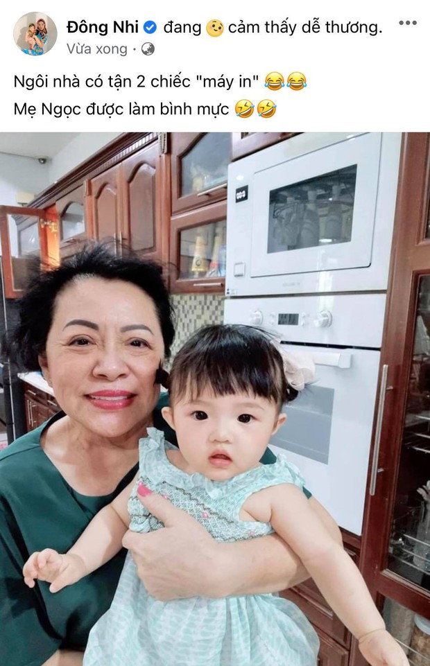 Đông Nhi khoe ảnh ái nữ như copy & paste của mẹ chồng giàu có quyền lực, Ông Cao Thắng ngậm ngùi vào chốt hạ 1 câu - Ảnh 2.