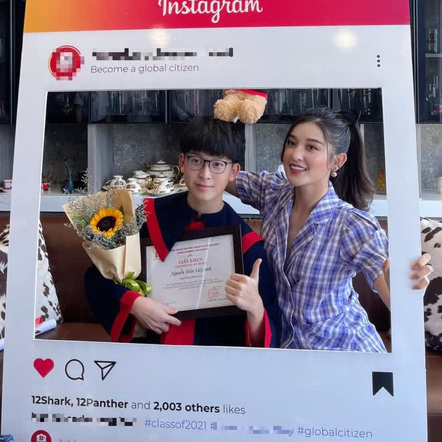 Có em trai đã học giỏi còn như hot boy, Á hậu Huyền My nay vội khoe luôn kết quả thi tốt nghiệp THPT đáng gờm của cậu em? - Ảnh 4. Có em trai đã học giỏi còn như hot boy, Á hậu Huyền My nay vội khoe luôn kết quả thi tốt nghiệp THPT đáng gờm của cậu em? - Ảnh 4.